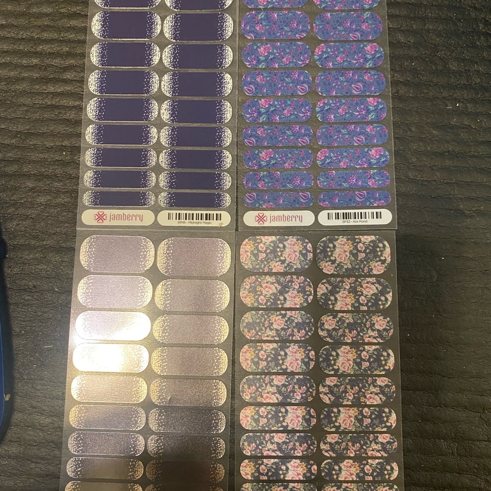 Jamberry Nail Wraps - 4 sets